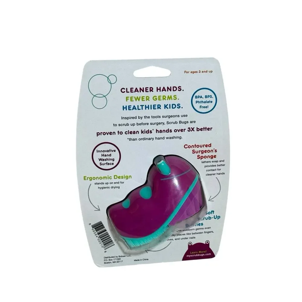 Scrub Bugs Kids Hand Washing Tool Cleaner Hands Fewer Germs Healthier Kids New